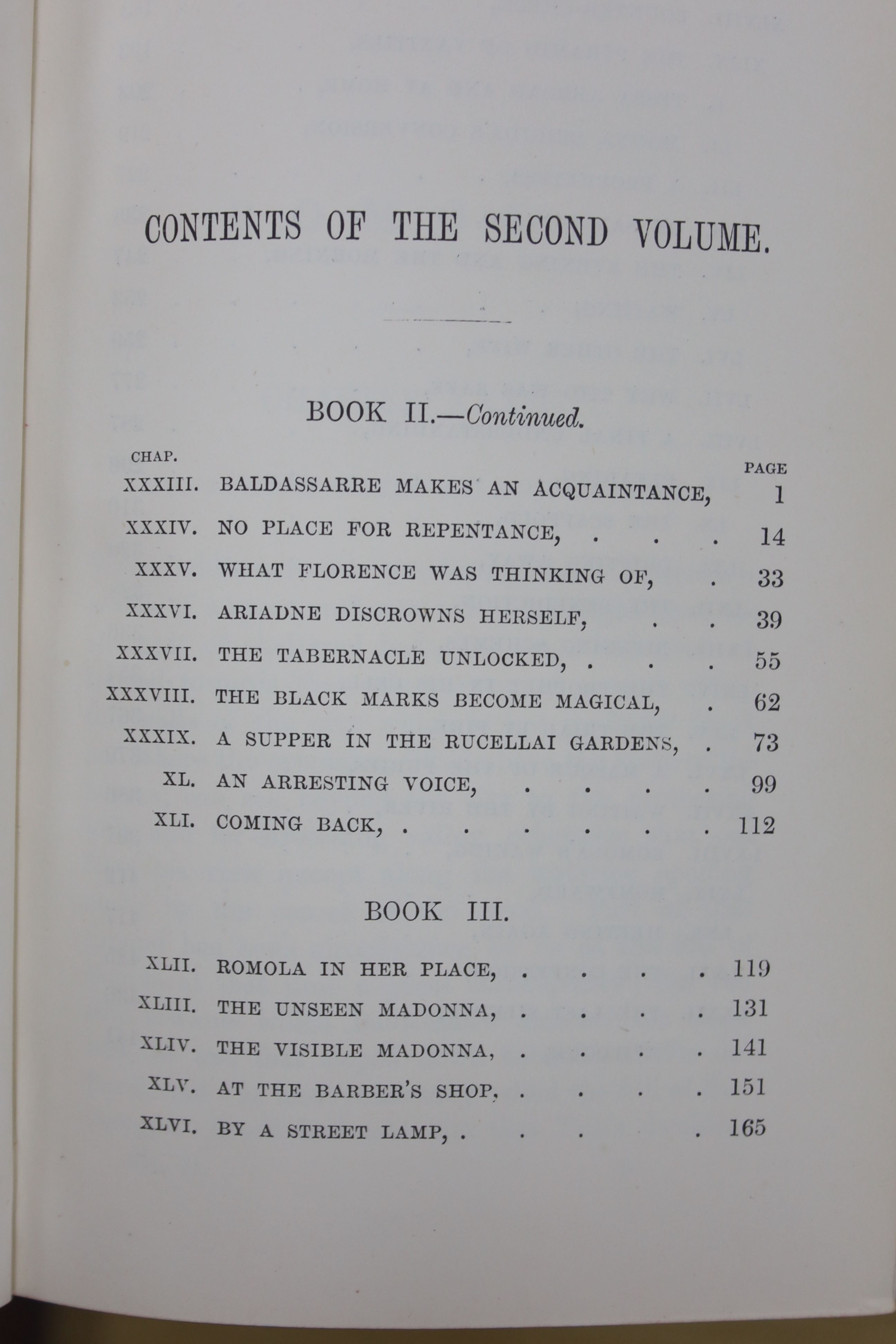 The Works of George Eliot, Cabinet Edition, Blackwood and Sons, 18 vols, gilt-tooled tan half calf and marbled boards, 8vo and a quantity of leather-bound and other literary works